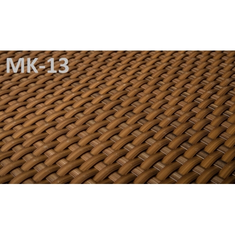 Taśma ogrodzeniowa MIKKO Rattan 12,75x0,19 m, grafit MK-02