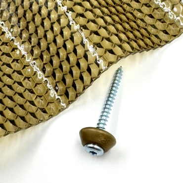 Śruby mocujące do drewna z podkładką M5 x 50 mm MK PC DIAMONDS (3 kolory)